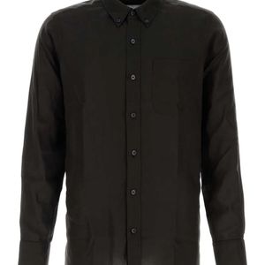 Tom Ford Black Light Fluid Fine Gabardine Slim Fit Shirt for men