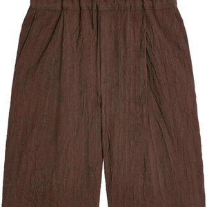 Dries Van Noten Brown Short Pleated for men