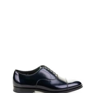 Doucal's White Leather Oxford for men