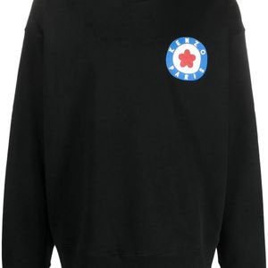 KENZO Black Sweatshirt With Logo for men