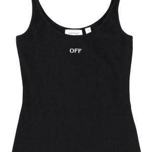 Off-White c/o Virgil Abloh Black Tank Top With Logo