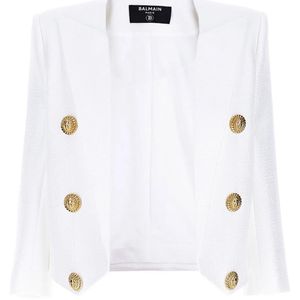 Balmain White Blazer Spencer