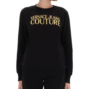 Versace Jeans Couture Black Sweatshirt With Logo