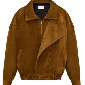 Saint Laurent Brown Walnut Cotton Jacket