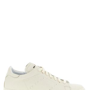 Kiton White Leather Sneakers for men