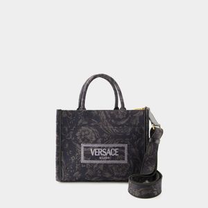 Versace Black Piccola Athena Tote Bag