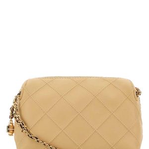Tory Burch Natural Fleming Camera Bag