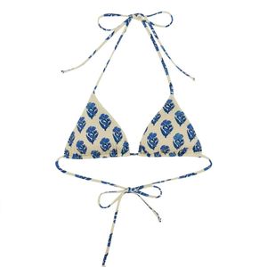 Mc2 Saint Barth Blue "Leah" Bikini Top