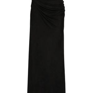 ANDREADAMO Black Andreadamo Draped Skirt