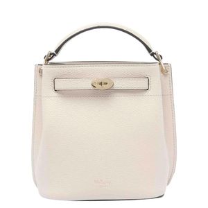 Mulberry White Mini Islington Bucket Bag