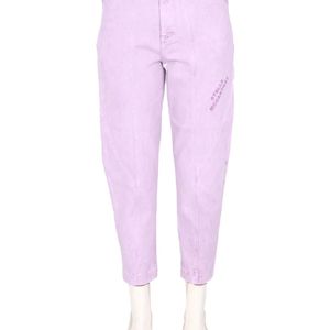 Stella McCartney Pink Jeans With Embroidered Logo