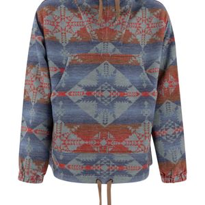 Beams Plus Blue Mil Smock Jacquard Shaggy Jackets And Coats for men
