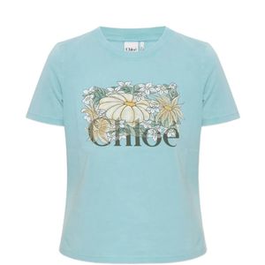 Chloé Blue Chloè T-Shirts