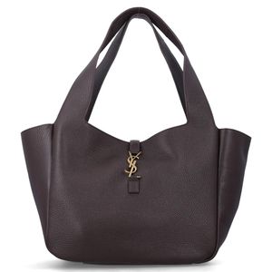Saint Laurent Purple Le 5 À 7 Bea Tote Bag