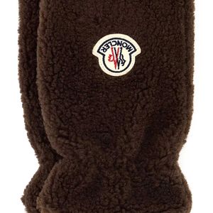 Moncler Black Gloves for men