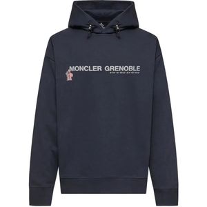 Moncler Blue Hoodie Sweater for men