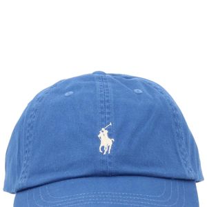 Polo Ralph Lauren Blue Baseball Hat With Logo for men