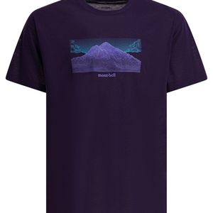 Montbell Blue T-shirts Purple for men