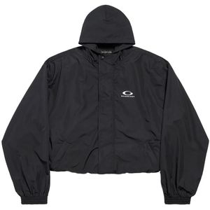 Balenciaga Black Polyester Folded Windbreaker