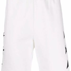 Golden Goose Deluxe Brand White Diego Cotton Bermuda Shorts for men