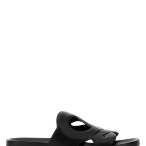 Loewe Black Leather Paula S Ibiza Ease Monogram Slippers for men