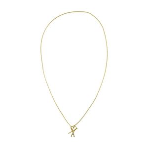 AMI Metallic Collier Chaine Ami De Coeur