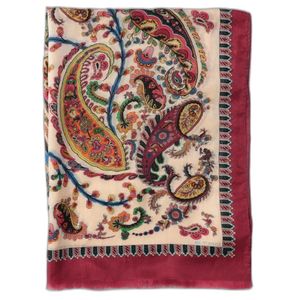 Etro Pink Paisley Scarf