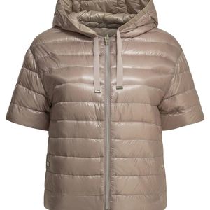 Herno Gray Reversible Short Down Jacket