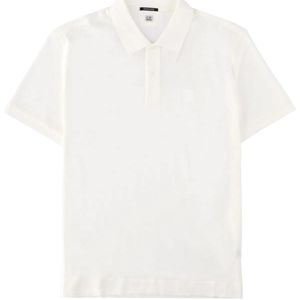 C P Company White Polo With Logo for men