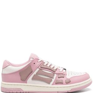 Amiri Pink Skel Top Low" Sneakers