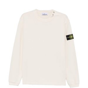 Stone Island White Sweatshirt for men