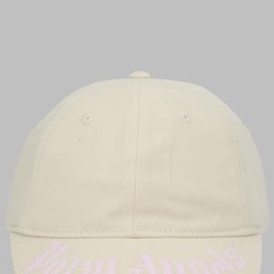 Palm Angels Natural Mini Logo Baseball Cap For Girls
