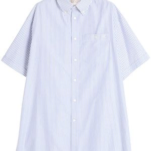 Valentino Garavani White Embroidered Oxford Shirt for men