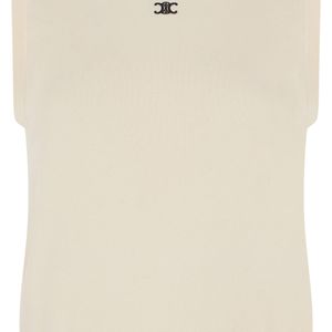 Céline Natural Thin Wool Top
