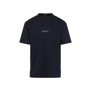 Giorgio Armani Blue Cotton T-Shirt for men