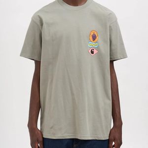 Carhartt Grey T-Shirt Stacked Grapes for men