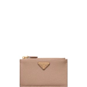 Prada Natural Powder Leather Card Holder