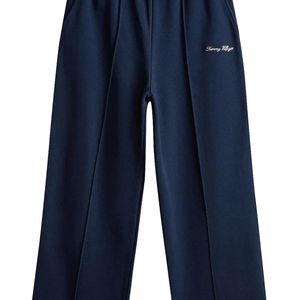 Tommy Hilfiger Blue Btn Script Terry Swtpnt
