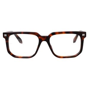 Off-White c/o Virgil Abloh Brown Shiny Havana Acetate Glasses