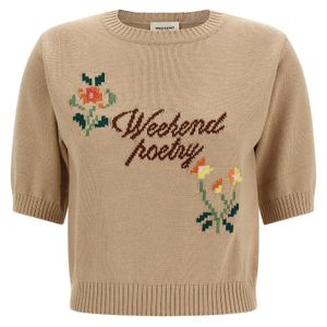 Weekend by Maxmara Natural 'Wkdfiacre' Intarsia Sweater