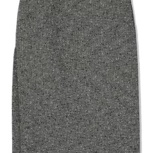 Gucci Grey Buttoned Wool Skirt
