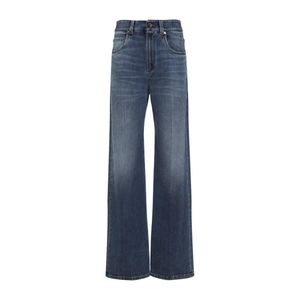 Brunello Cucinelli Blue Contemporary Loose Trousers