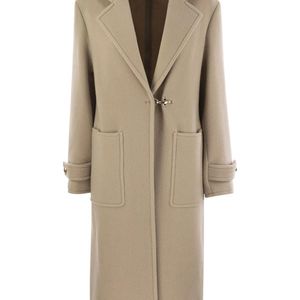 Fay Natural Wool And Cashmere Coat