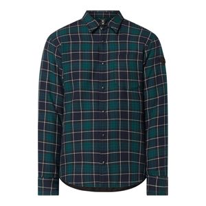 Replay Regular Fit Flanellhemd aus Baumwolle in Grün für Herren