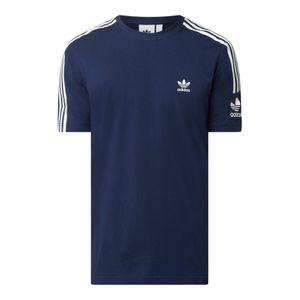 Adidas Originals T-Shirt mit Logo-Streifen in Blau für Herren
