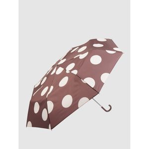Mango Rot Regenschirm mit Punktmuster Modell 'Mallorca'