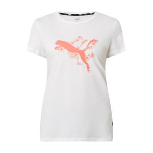 PUMA Weiß Regular Fit T-Shirt aus Baumwolle