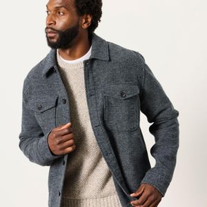 FatFace Grey Fatface Bardon Overshirt for men