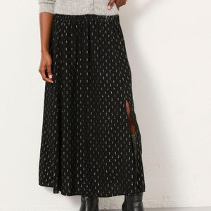 FatFace Black Harper Midi Skirt