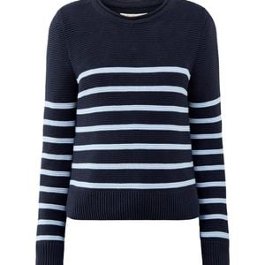 Barbour Blue Hinton Knitted Jumper